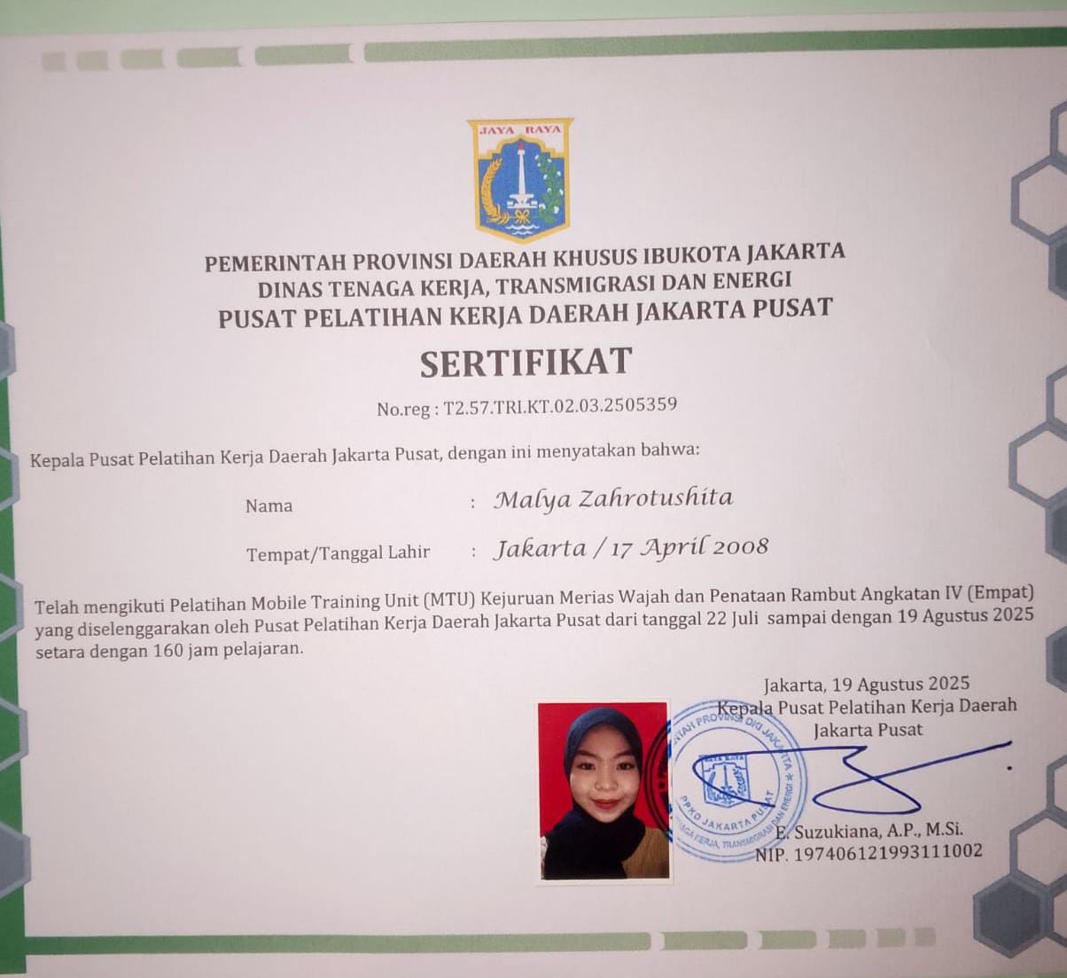 Beauty Certification